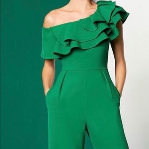 Gibson Latimer Green Jumpsuit size 10